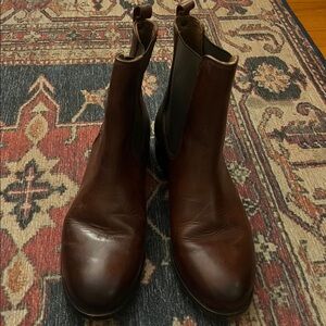 Frye Melissa Chelsea Boots Redwood